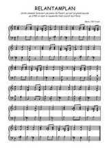 Téléchargez l'arrangement pour piano de la partition de Traditionnel-Relantamplan en PDF